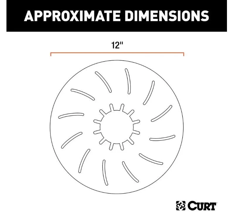 12IN 5TH WHEEL LUBE PLATE